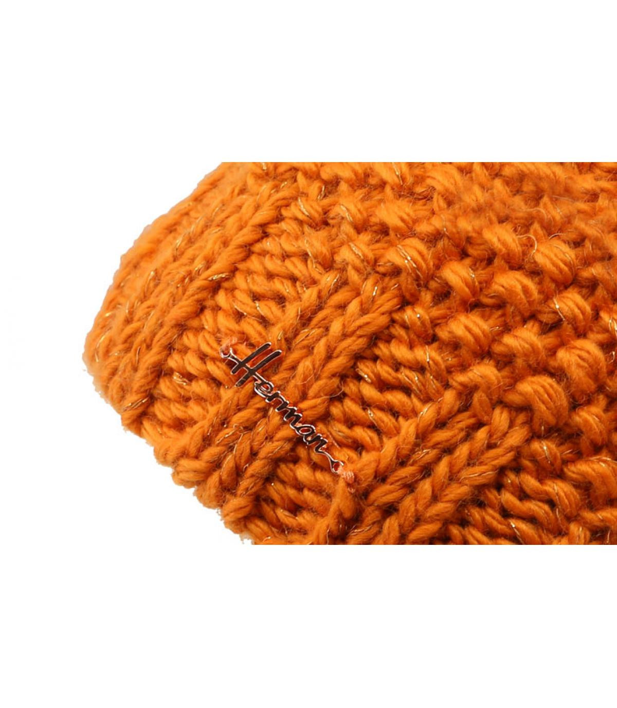 Lana Lurex orange Herman Headwear